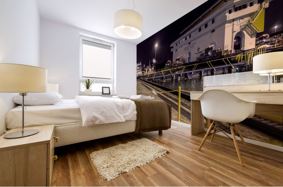 Panama Canal Miraflores Locks Mural print