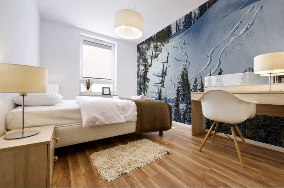 Tahoe Tracks Mural print
