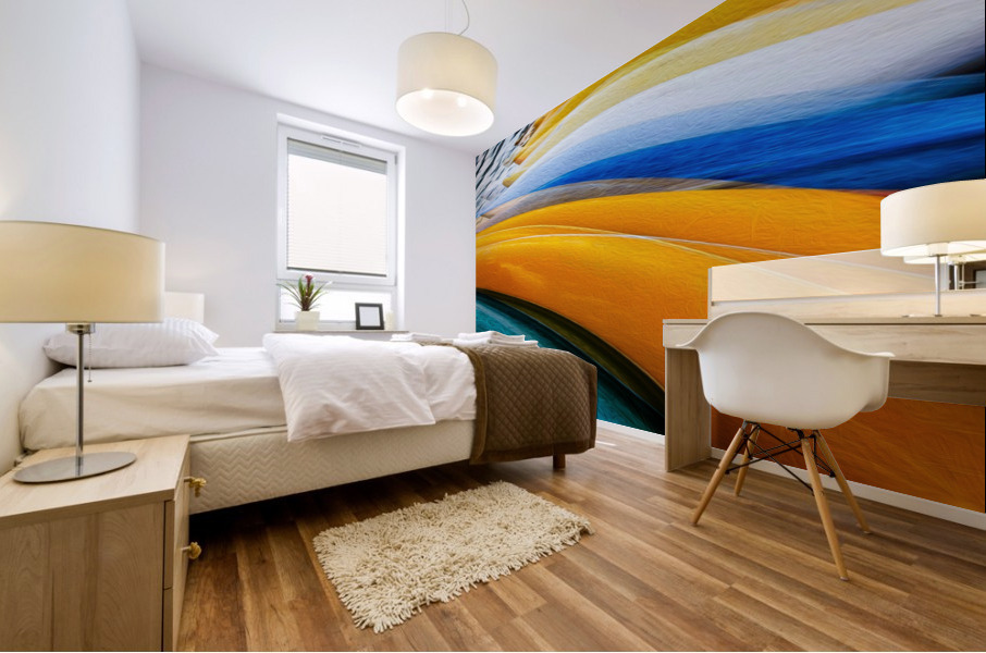 Moraine Canoes Modified Mural print