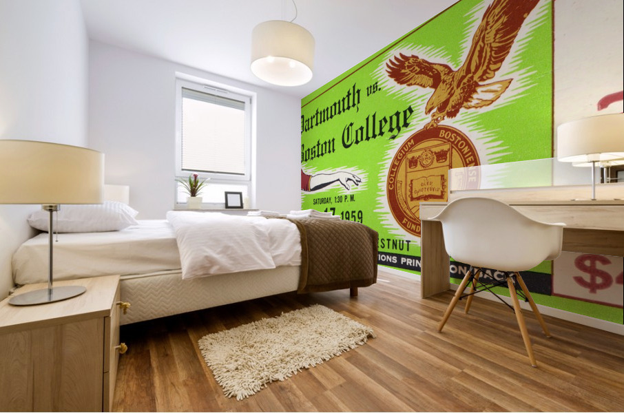 1959 Boston College vs. Dartmouth Mural print