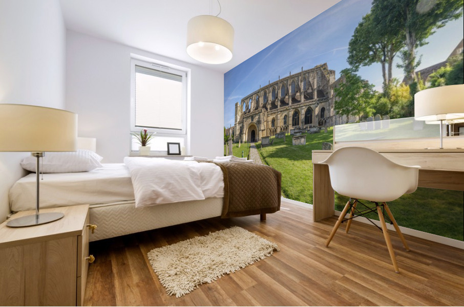 Historic Malmesbury Abbey, Wiltshire Mural print