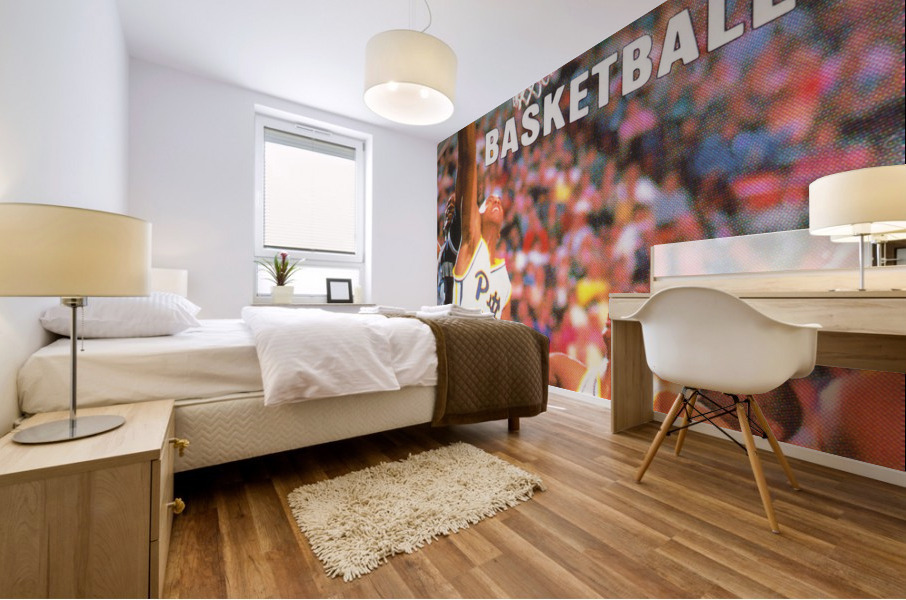 1987 Pitt Panthers Basketball Mural print