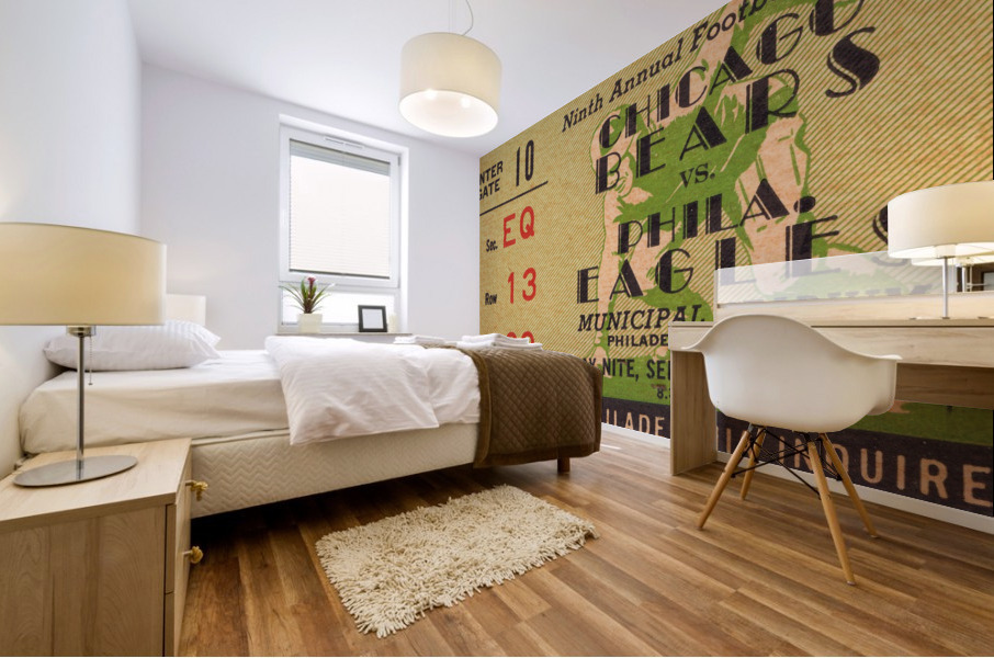 1946 Philadelphia Eagles vs. Chicago Mural print