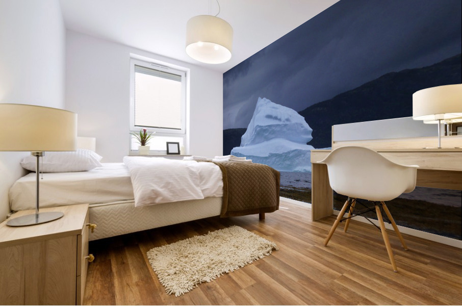 luminescent iceberg Mural print