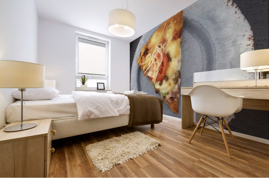 Pizza plate Mural print