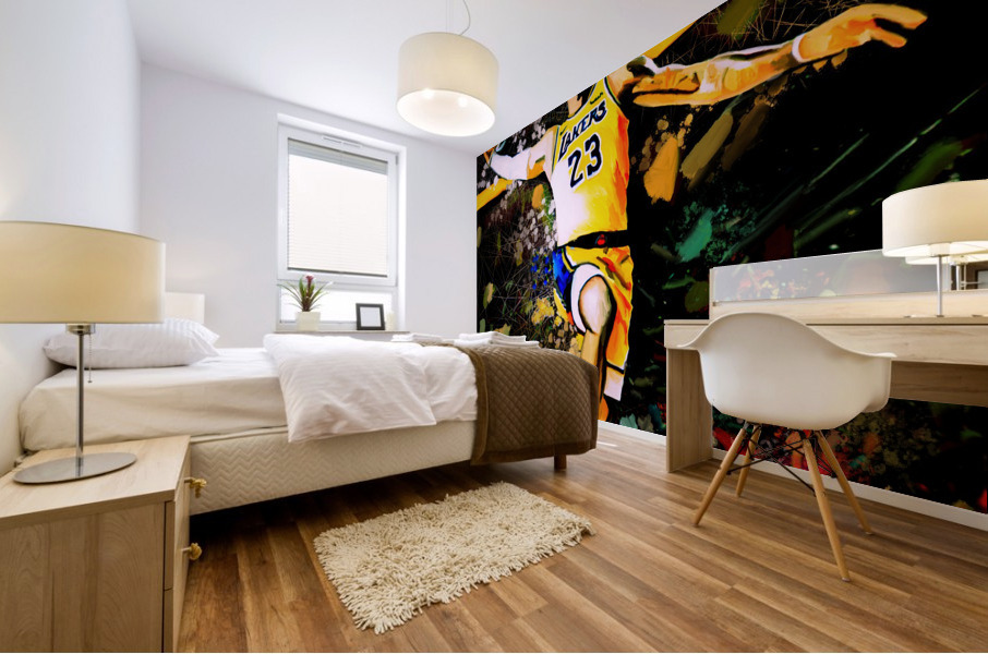 LeBron James Destined For Greatness Mural print