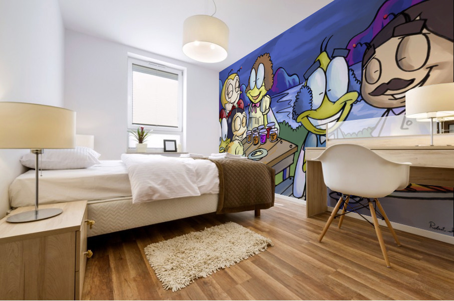 A Dream of Summer - Family - Bugville Critters Mural print