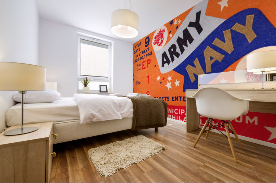 1940 Army Navy Game Mural print