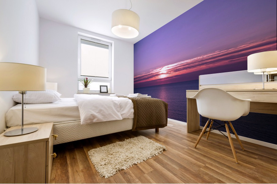 New Day Dawning over the Atlantic Ocean Mural print