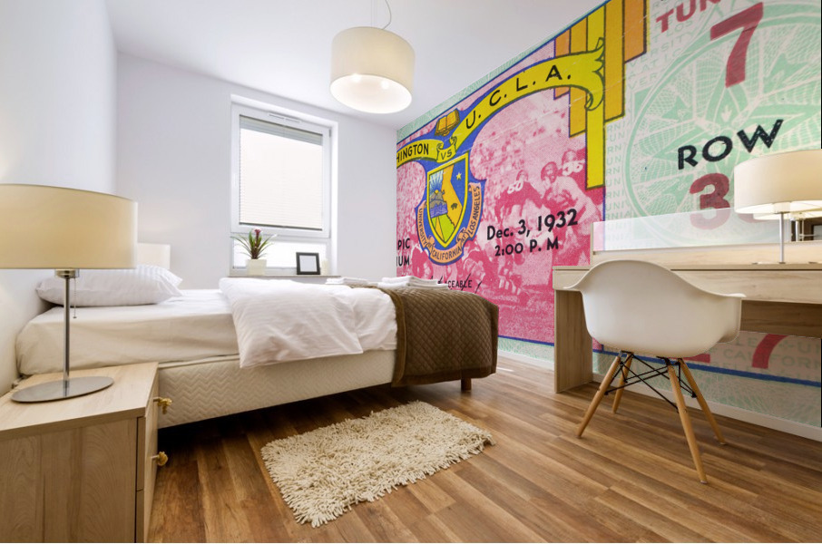 1932 Washington vs. UCLA Mural print