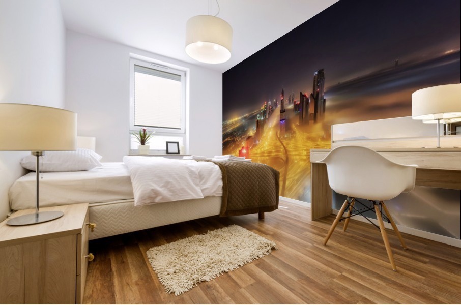 Fog Invasion Mural print
