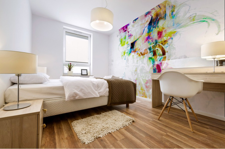 Hey Baby Mural print