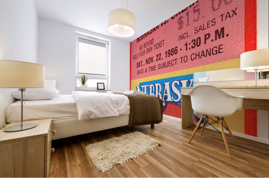 1986 Oklahoma vs. Nebraska Mural print
