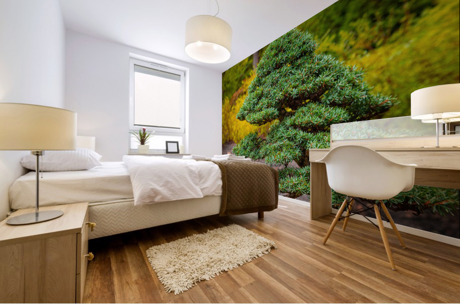 Japanese Garden Bonzai Portland  Mural print