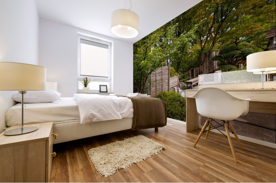 Japanese Garden Portland Mural print