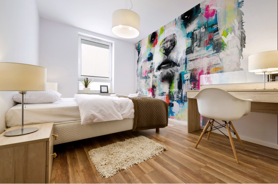 L ours Mural print