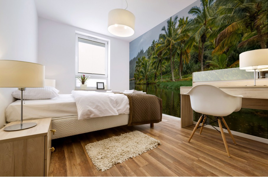 Lagoon Mural print