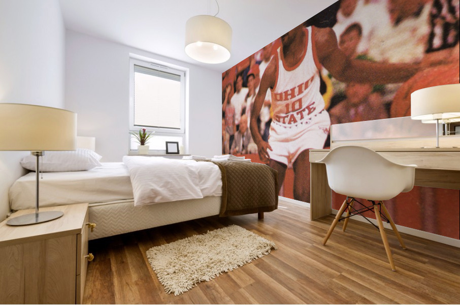 1987 Ohio State Basketball Poster Mural print