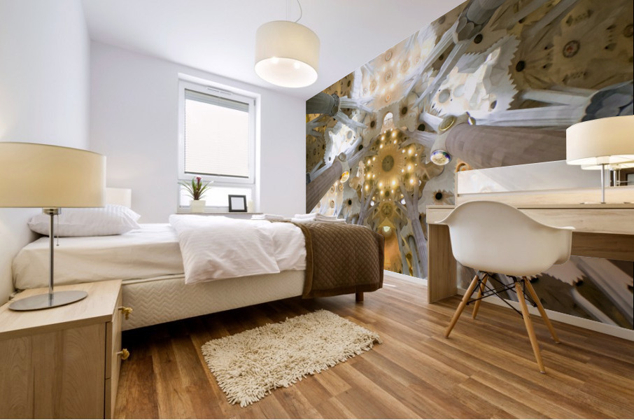 La Sagrada Familia Mural print