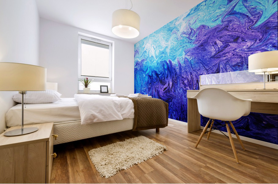 Sea Ocean Waves Coastal Beach House Nautical Decor X Mural print