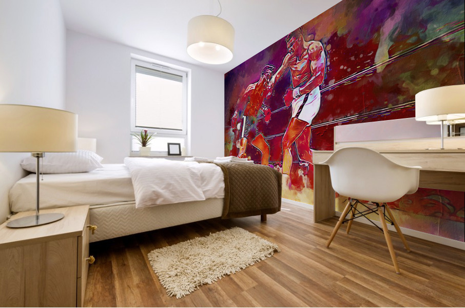 THE G.O.A.T -- MUHAMMAD ALI Mural print