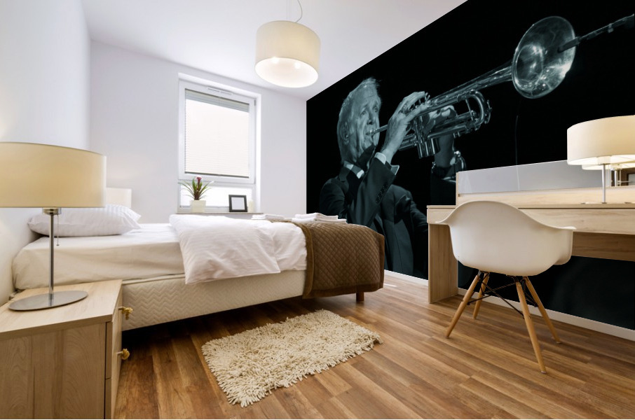 Lee Loughnane B&W Mural print