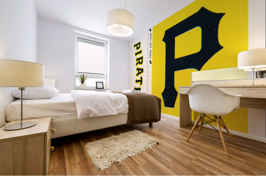 1981 Pittsburgh Pirates Fleer Decal Poster Mural print