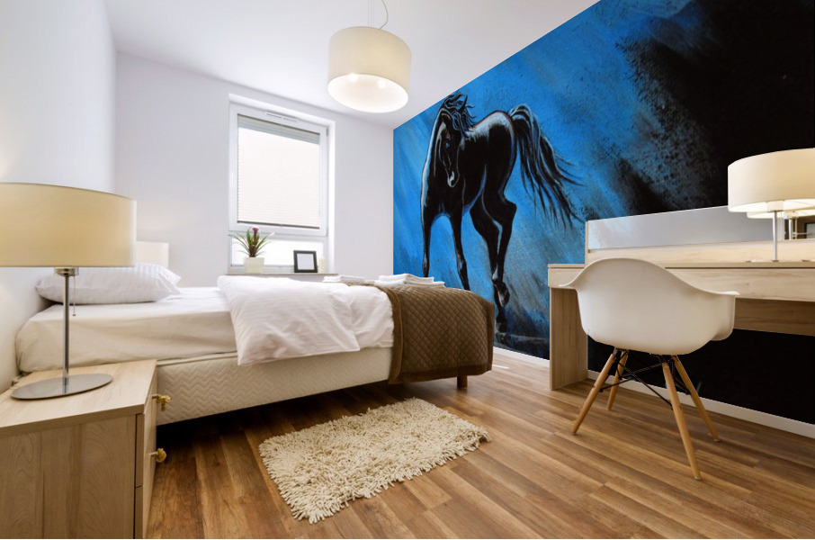 Midnight Blue  Mural print