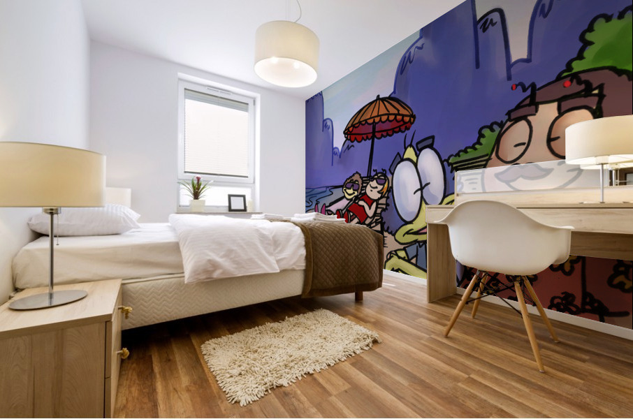 Moms and Dads 2 Mural print