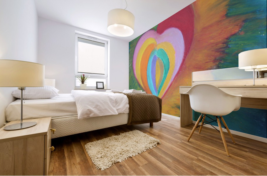 Heart Mural print