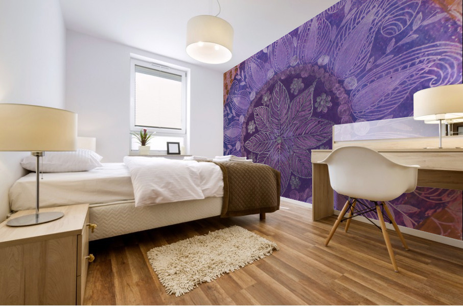 Purple Mural print