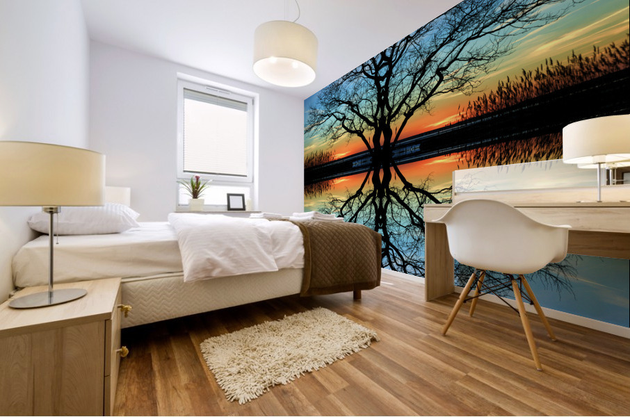 Assawoman Reflections at Ocean City Mural print