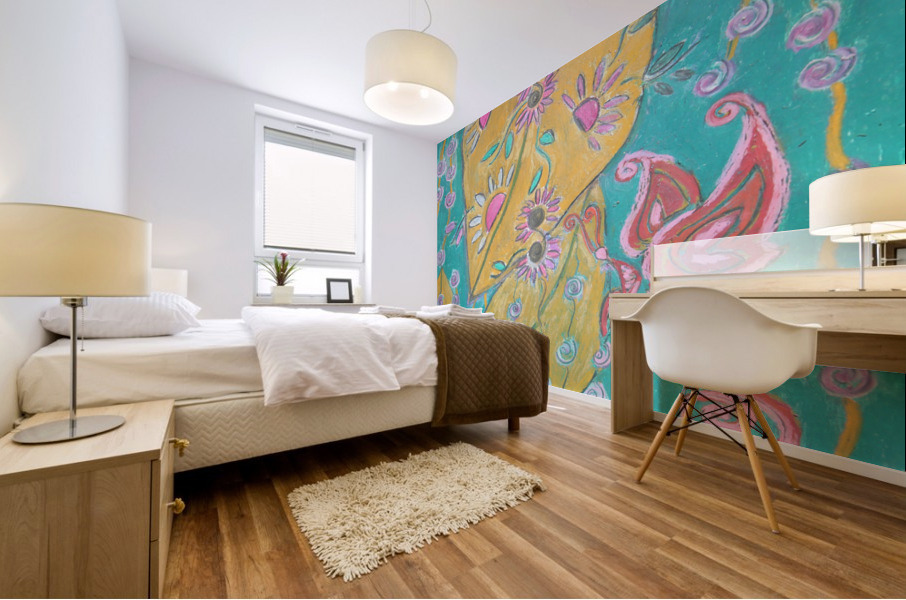 leaves Mural print