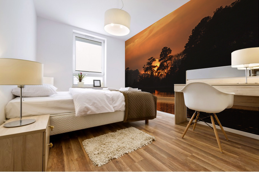 Assawoman Sunset near Ocean City Mural print