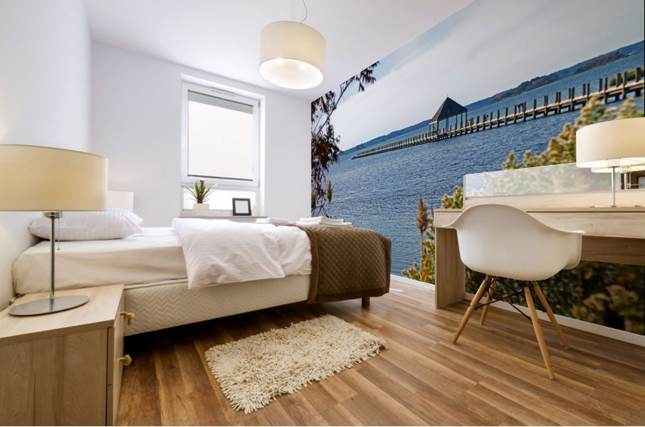 Northside Park Fishing Pier Mural print