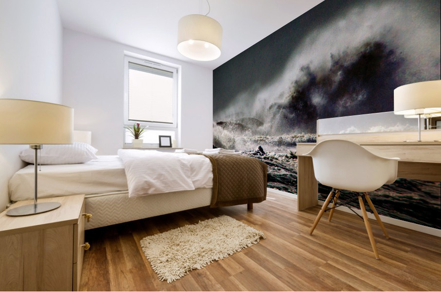 Monster of the Seas Ocean Wave Panorama Mural print