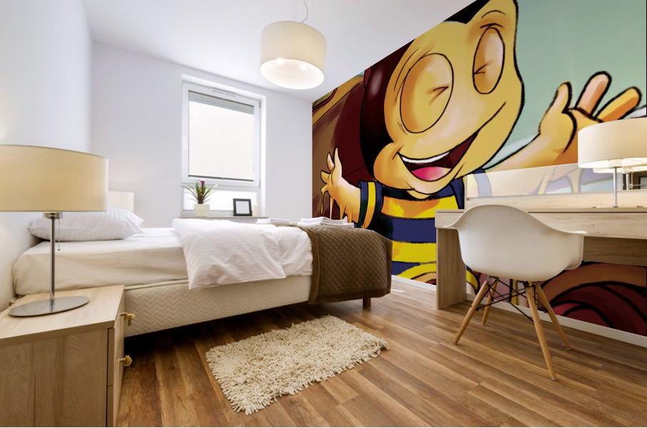Sticky Mess - Too Much Honey Buster Bee Mural print