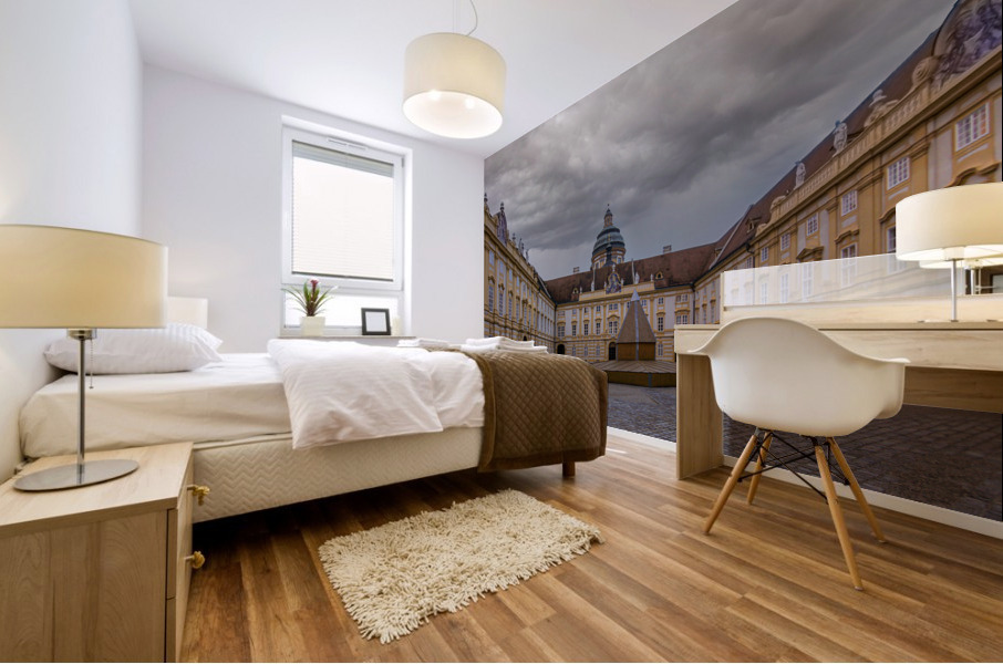 Melk Abbey Courtyard Mural print