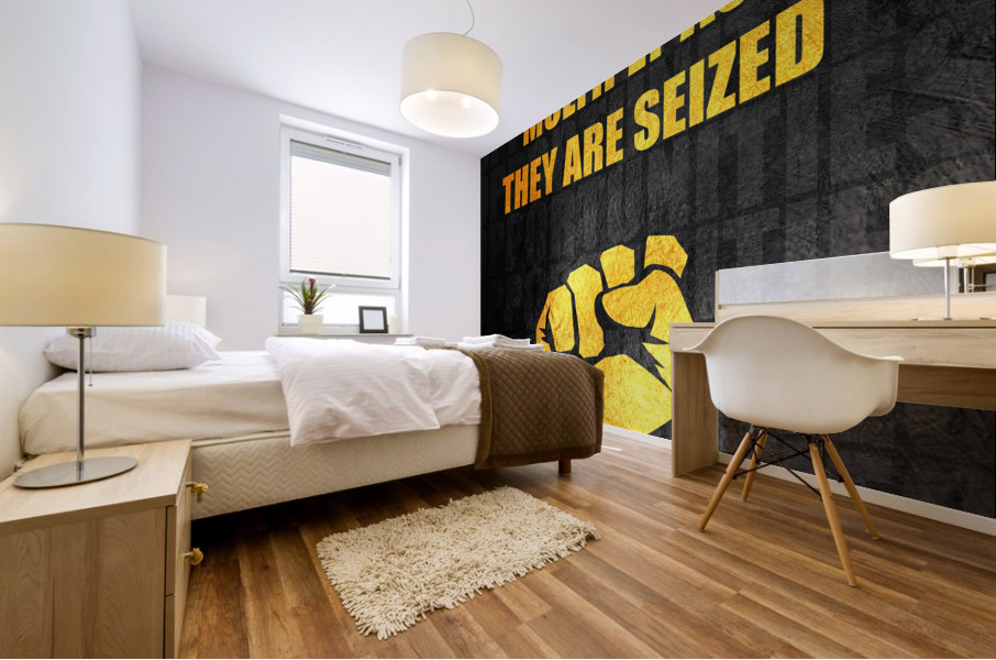 Seize the Opportunity Motivational Wall Art Mural print