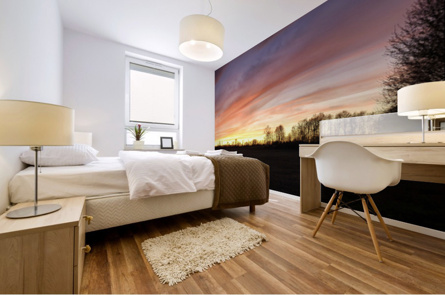 Final  Island Sunset standard scale 2 00x gigapixel Mural print