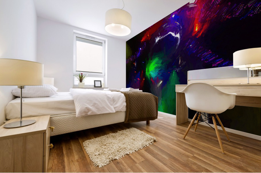 Cirque Lights in Oil Mural print