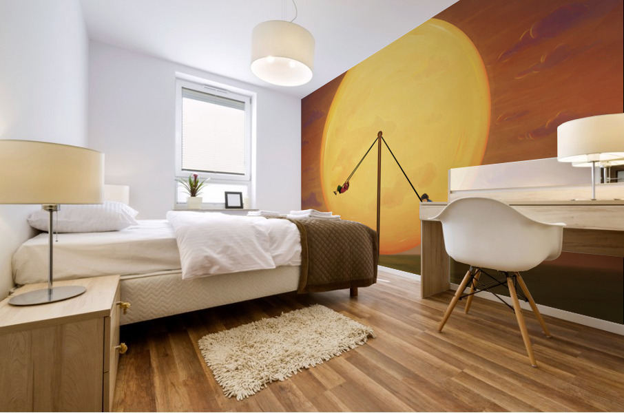 Time stands Mural print