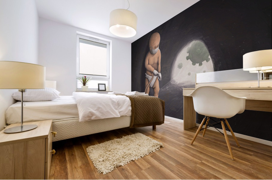 The child of man Mural print