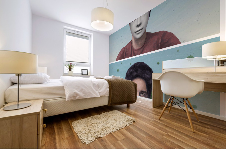 mask Mural print
