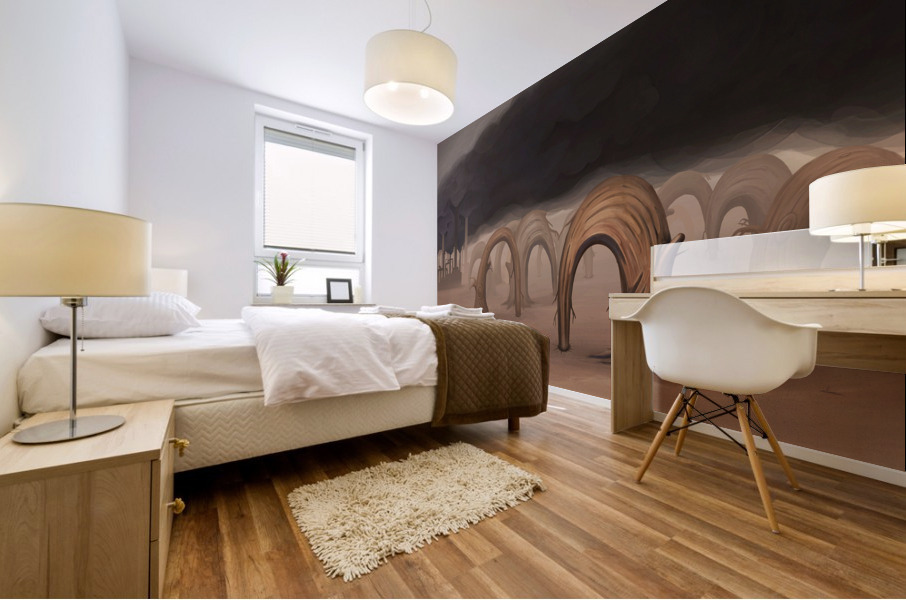 Where is the sky Mural print