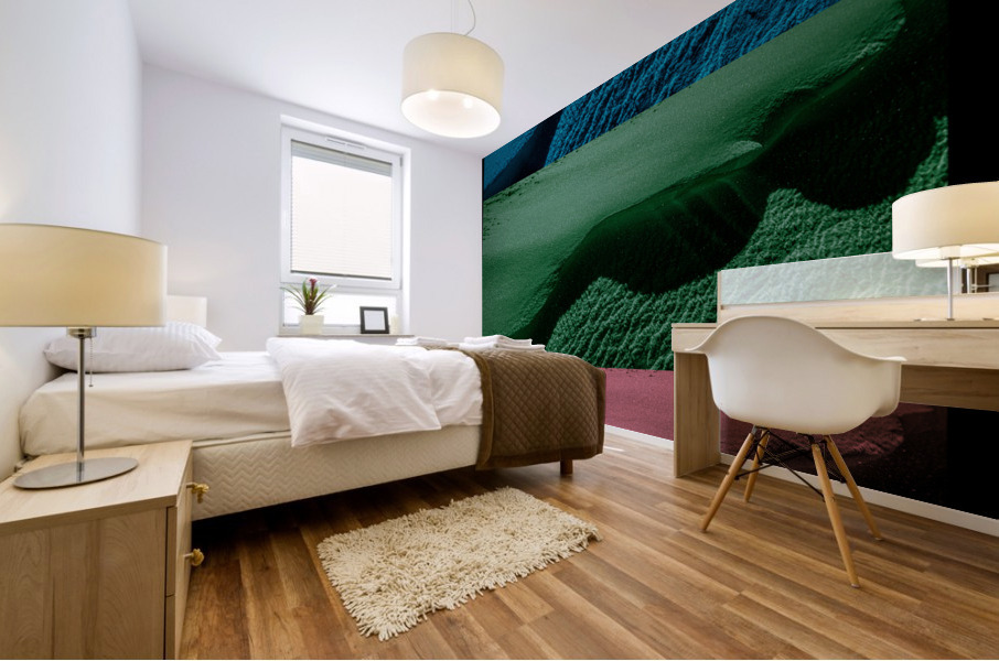 Cornice Colors Black Trim Mural print