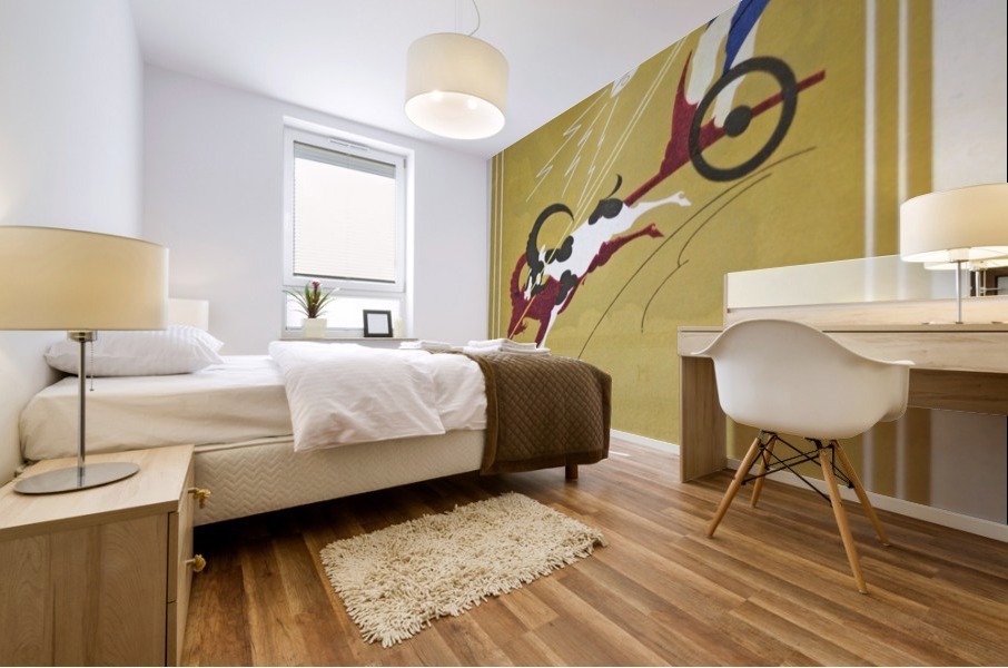 Lucian Zabel, Anzeige fur Minimax Mural print