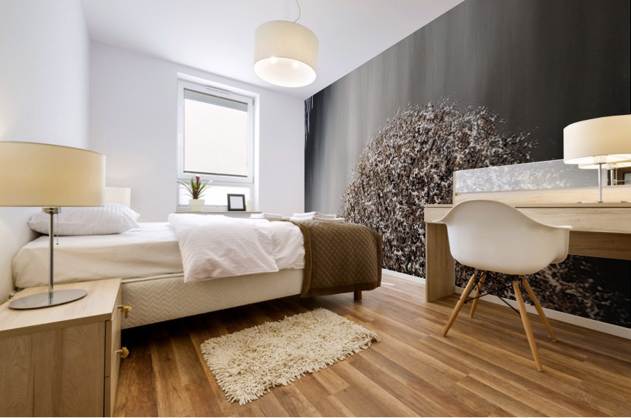 Croyance technique mixte 36 x 18 Mural print