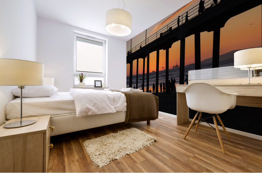 Life At The Pier Mural print