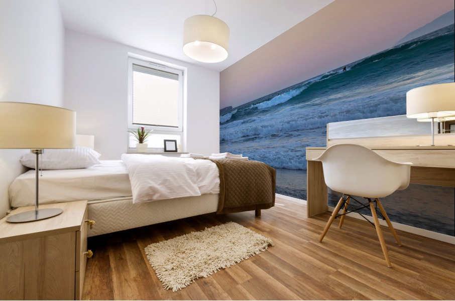Cargo Surfers and Catalina  Mural print